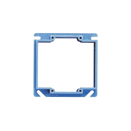 Abb 4" SQ 1/2" RAISED 2-GANG COVER A420